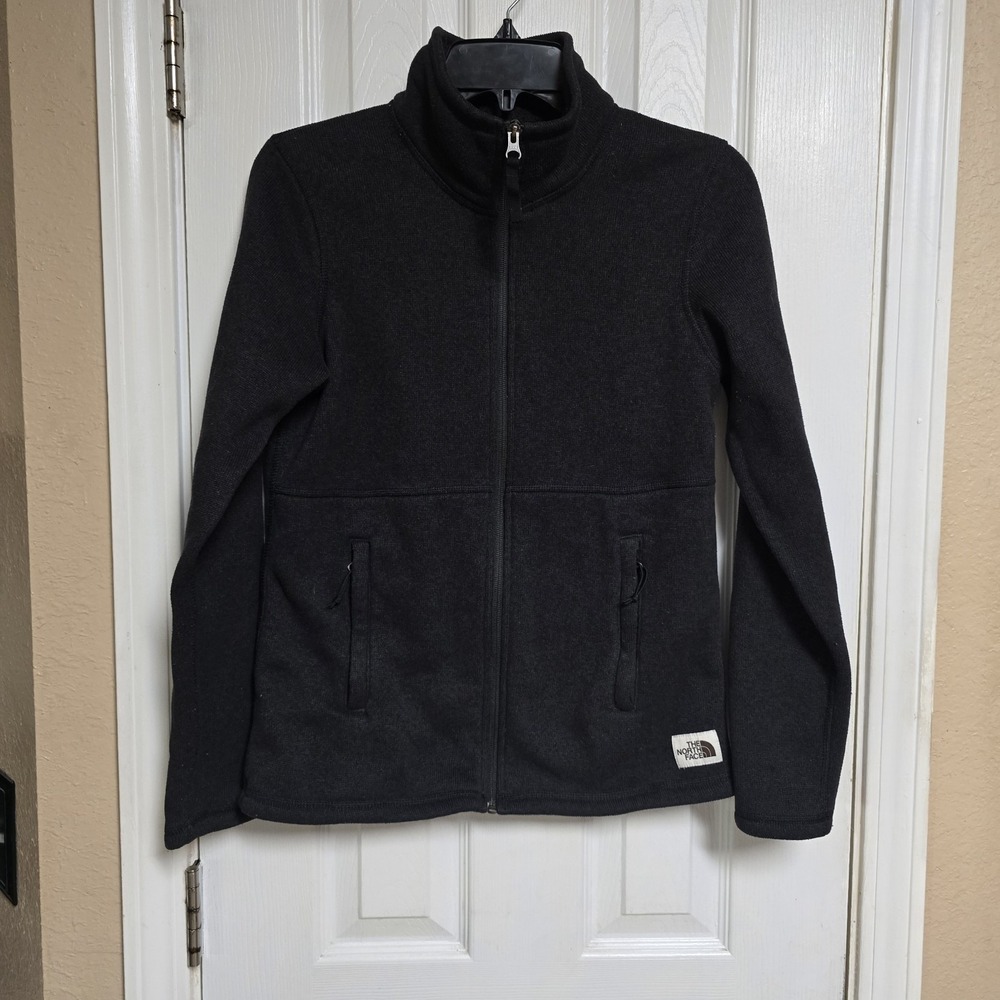 The North Face sweaters Fleece Woman's Small Full-Zip Outdoor Cozy charcoal